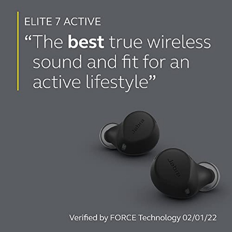 Jabra Elite 7 Active in-Ear Bluetooth Earbuds (Black)