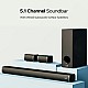 boAt Aavante Bar 2400 5.1CH Soundbar with 180W RMS, Wired Subwoofer, 2 Rear Satellites, Signature Sound (Premium Black)