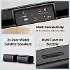 boAt Aavante Bar 2400 5.1CH Soundbar with 180W RMS, Wired Subwoofer, 2 Rear Satellites, Signature Sound (Premium Black)