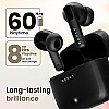 Boult Audio Z60 Truly Wireless in Ear Earbuds with 60H Playtime, 4 Mics ENC Raven Black