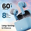 Boult Audio Z60 Truly Wireless in Ear Earbuds with 60H Playtime, 4 Mics ENC (Powder Blue)