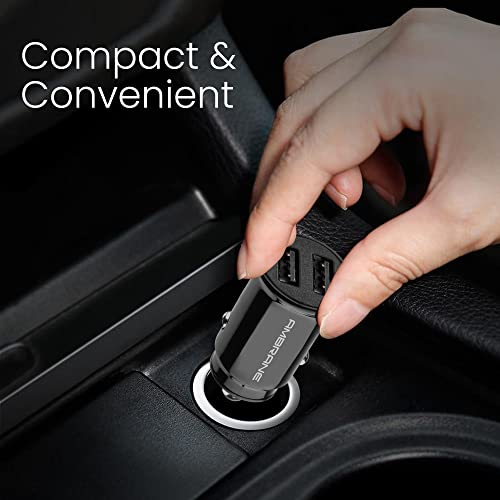 Ambrane 2.4A Dual Port Car Charger for All Smartphones (ACC-56, Black), Ambrane 2.4A Dual Port Car Charger for All Smartphones (ACC-56, Black),
