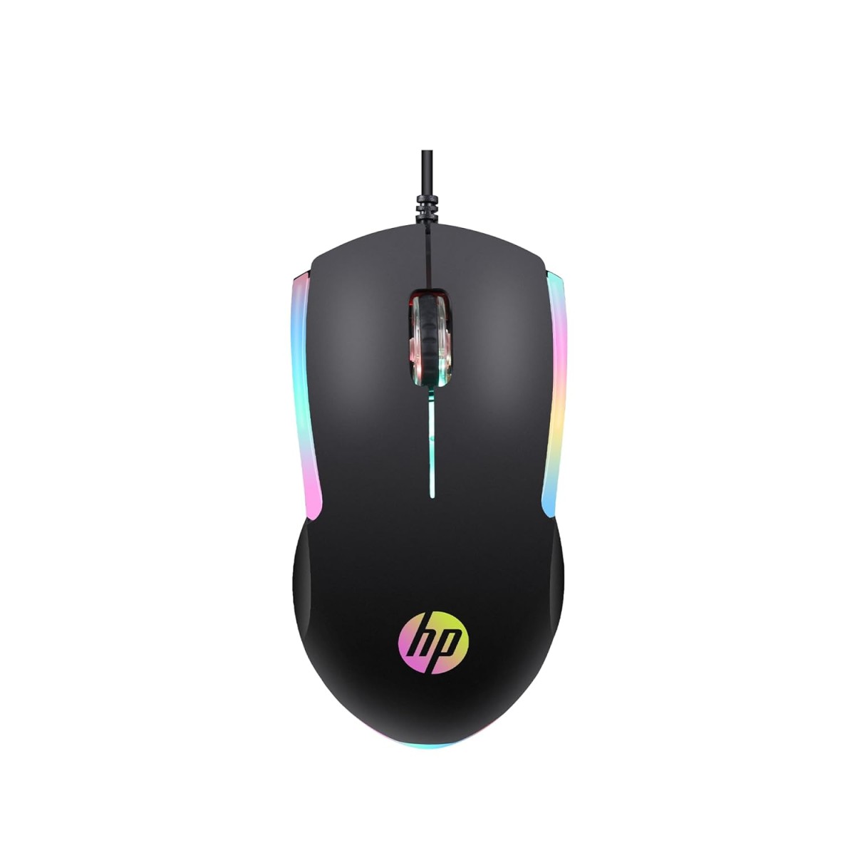 HP M160 USB Wired Gaming Optical Mouse with LED Backlight, 1000 DPI, 3 Buttons Black