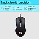 HP M160 USB Wired Gaming Optical Mouse with LED Backlight, 1000 DPI, 3 Buttons Black