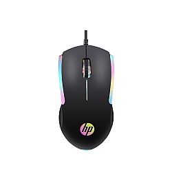 HP M160 USB Wired Gaming Optical Mouse with LED Backlight, 1000 DPI, 3 Buttons Black