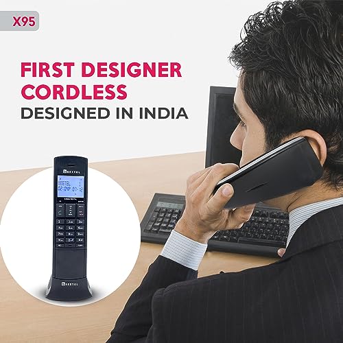 Beetel X95 Flagship Designer Cordless landline Phone Black Grey Beetel X95 Flagship Designer Cordless landline Phone Black Grey