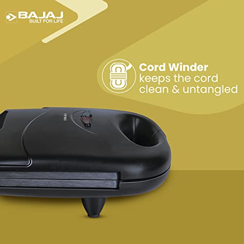 Bajaj New SWX 400 Sandwich Grill Toaster (2 Slice), Black
