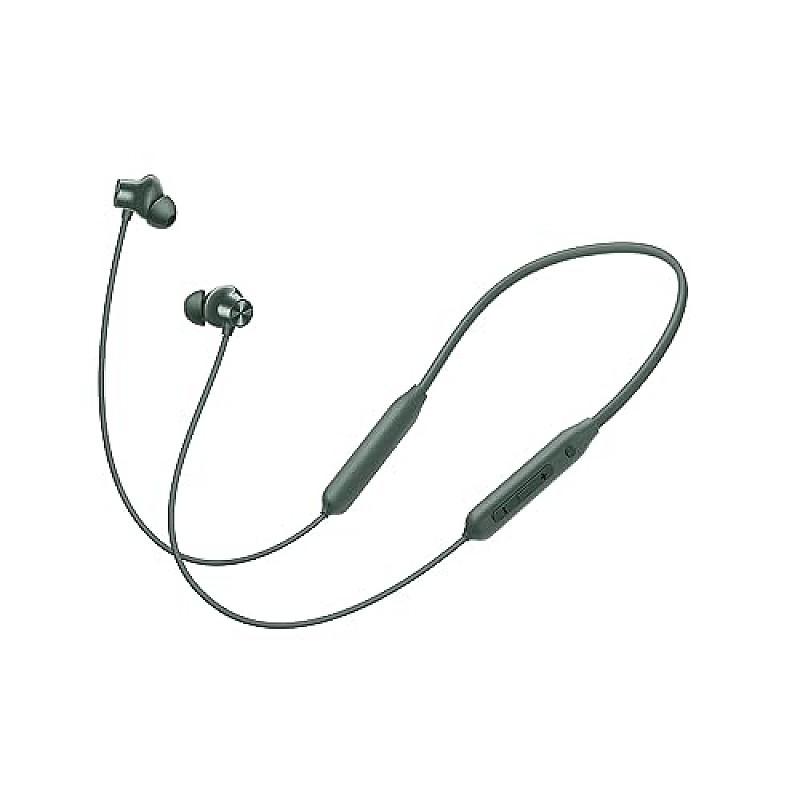 OnePlus Bullets Wireless Z2 ANC Bluetooth in Ear Earphones with Mic 28 Hrs Battery Life Grand Green