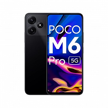 POCO M6 Pro 5G  4GB RAM 128 GB Storage Power Black Refurbished