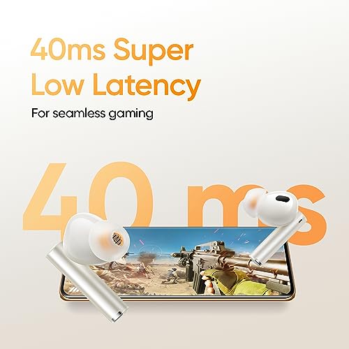 realme Buds Air 5 Pro Truly Wireless in-Ear Earbuds with 50dB ANC Upto 40Hrs Battery Sunrise Beige realme Buds Air 5 Pro Truly Wireless in-Ear Earbuds with 50dB ANC Upto 40Hrs Battery Sunrise Beige