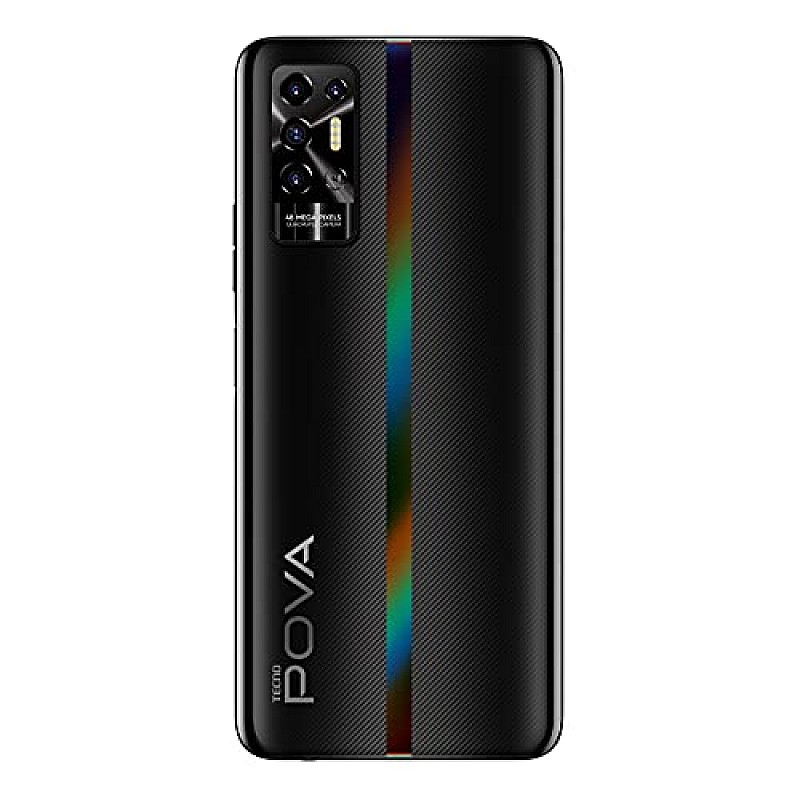 TECNO POVA 2 (Dazzle Black, 6GB RAM, 128GB Storage) Refurbished