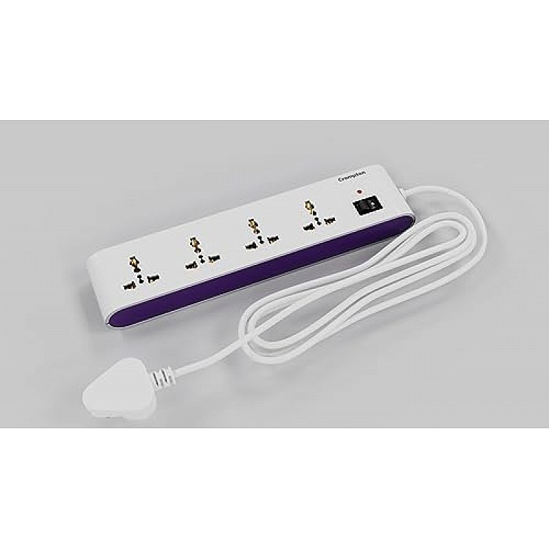 Crompton Powerbox Alpha S Linear Extension Board with 4 Universal Sockets