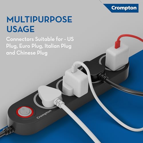 Crompton Powerbox Alpha BX Linear Extension Board with 4 Universal Sockets Crompton Powerbox Alpha BX Linear Extension Board with 4 Universal Sockets