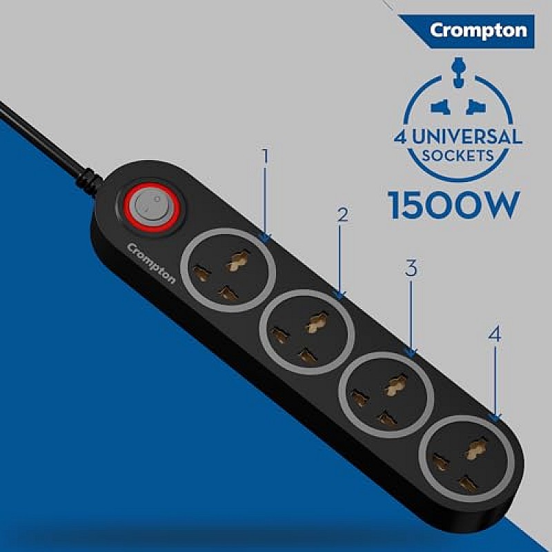 Crompton Powerbox Alpha BX Linear Extension Board with 4 Universal Sockets