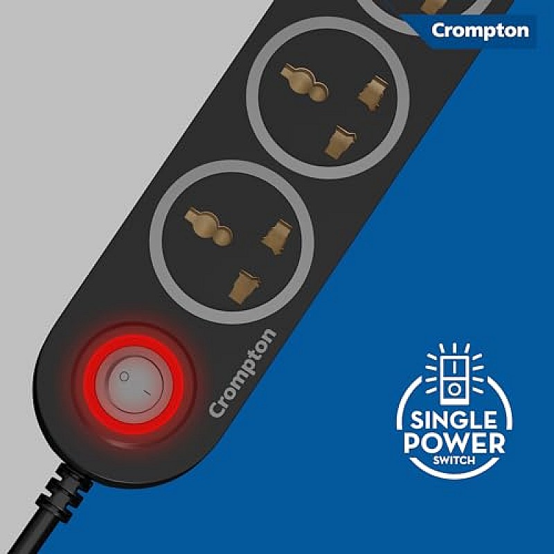 Crompton Powerbox Alpha BX Linear Extension Board with 4 Universal Sockets