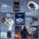 beatXP Pulse XPods Bluetooth True Wireless Ear buds with 40H Playtime Low Latency for Gaming Mode Black