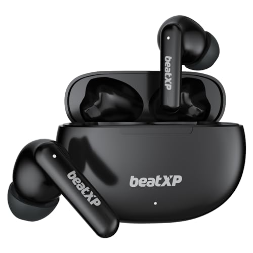 beatXP Tune XPods Bluetooth True Wireless in Ear Buds with 50H Playtime, Quad Mic ENC (Black) beatXP Tune XPods Bluetooth True Wireless in Ear Buds with 50H Playtime, Quad Mic ENC (Black)