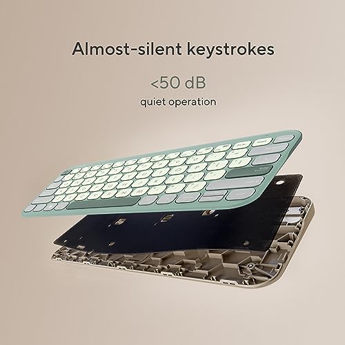 ASUS Marshmallow Kw100 Keyboard, Supports Up to 3 Devices Green Tea Latte ASUS Marshmallow Kw100 Keyboard, Supports Up to 3 Devices Green Tea Latte