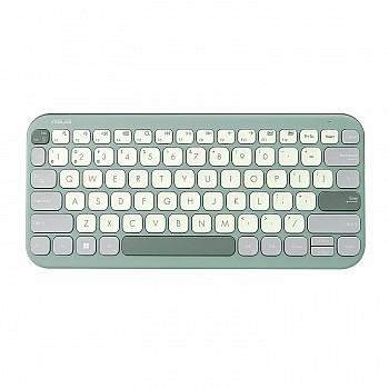 ASUS Marshmallow Kw100 Keyboard, Supports Up to 3 Devices Green Tea Latte