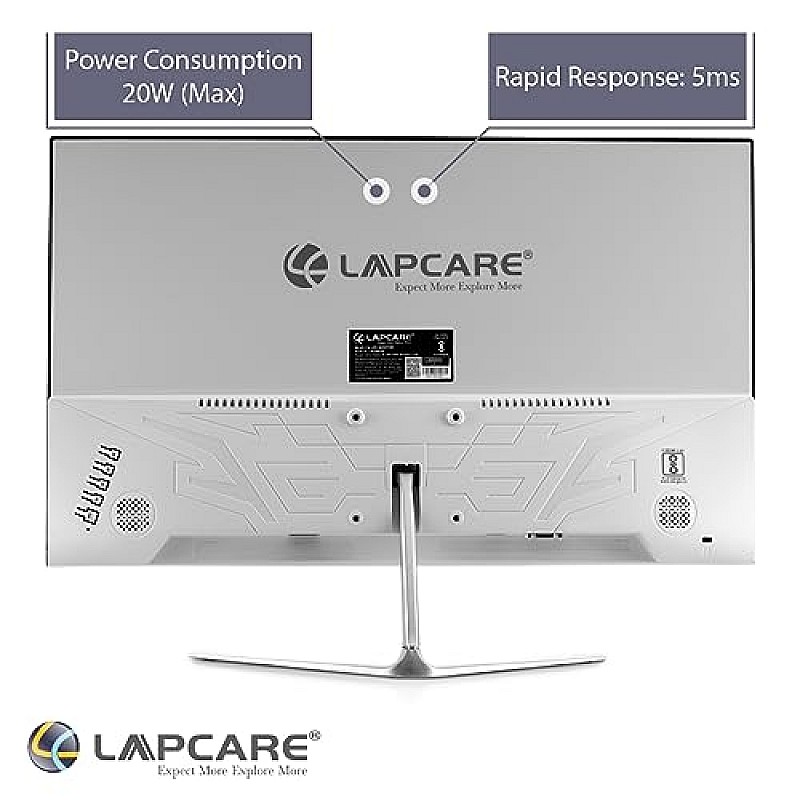 LAPCARE LED Monitor LM22WHD 22 inch with FHD Display monitor white