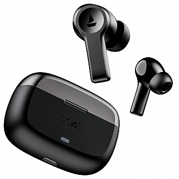 boAt Airdopes Flex 454 ANC TWS Earbuds with (Gunmetal Black)