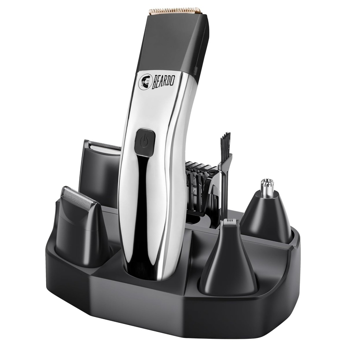 Beardo Chrome Beast Multipurpose Trimmer Set For Men 40,Length Settings 6 attachments