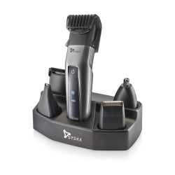 SYSKA HT3052K/02 Corded  Cordless Ultragroom Pro Styling Kit Runtime 50 Min Trimmer for Men Silver Black