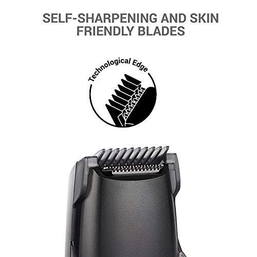 SYSKA HT3052K/02 Corded Cordless Ultragroom Pro Styling Kit Runtime 50 Min Trimmer for Men Silver Black SYSKA HT3052K/02 Corded Cordless Ultragroom Pro Styling Kit Runtime 50 Min Trimmer for Men Silver Black