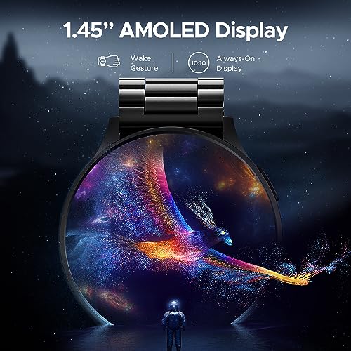 boAt Lunar Orb with 1.45 AMOLED Display, BT Calling, DIY Watch Face Studio Smart Watch for Men And Women Steel Black boAt Lunar Orb with 1.45 AMOLED Display, BT Calling, DIY Watch Face Studio Smart Watch for Men And Women Steel Black