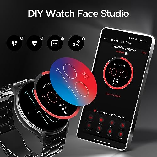 boAt Lunar Orb with 1.45 AMOLED Display, BT Calling, DIY Watch Face Studio Smart Watch for Men And Women Steel Black boAt Lunar Orb with 1.45 AMOLED Display, BT Calling, DIY Watch Face Studio Smart Watch for Men And Women Steel Black