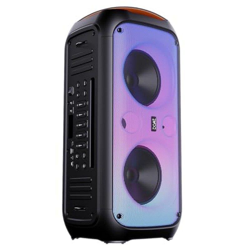 boAt Newly Launched Partypal 300 Speaker with 120 W Signature Sound, Up to 6 hrs Playtime, Built-in Mic (Premium Black)