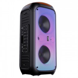 boAt Newly Launched Partypal 300 Speaker with 120 W Signature Sound, Up to 6 hrs Playtime, Built-in Mic (Premium Black)