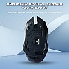 LAPCARE Speedy Wireless Gaming Mouse Upto 2400 DPI Sensor | Plug & Play | 10m Working Distance  (Black) 