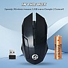 LAPCARE Speedy Wireless Gaming Mouse Upto 2400 DPI Sensor | Plug & Play | 10m Working Distance  (Black) 