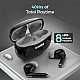 Wings Flobuds 335 Premium Lifestyle TWS Earbuds 40Hrs Playtime Black