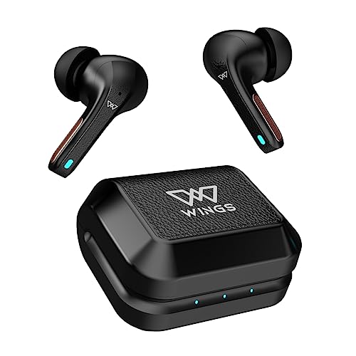 Wings Flobuds 335 Premium Lifestyle TWS Earbuds 40Hrs Playtime Black Wings Flobuds 335 Premium Lifestyle TWS Earbuds 40Hrs Playtime Black