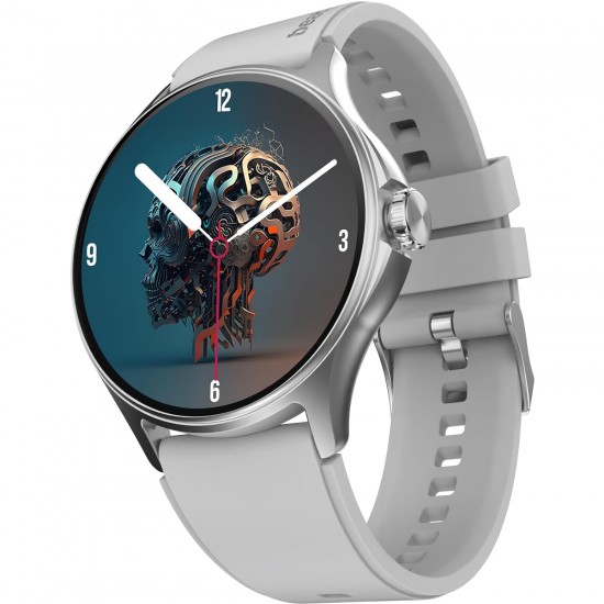 beatXP Sigma 1.38 inch HD Display Bluetooth Calling Smart Watch (Silver)