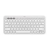 Logitech Pebble Keys 2 K380s, Multi-Device Bluetooth Wireless Keyboard Tonal White