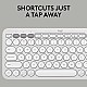 Logitech Pebble Keys 2 K380s, Multi-Device Bluetooth Wireless Keyboard Tonal White