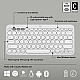 Logitech Pebble Keys 2 K380s, Multi-Device Bluetooth Wireless Keyboard Tonal White