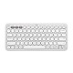 Logitech Pebble Keys 2 K380s, Multi-Device Bluetooth Wireless Keyboard Tonal White