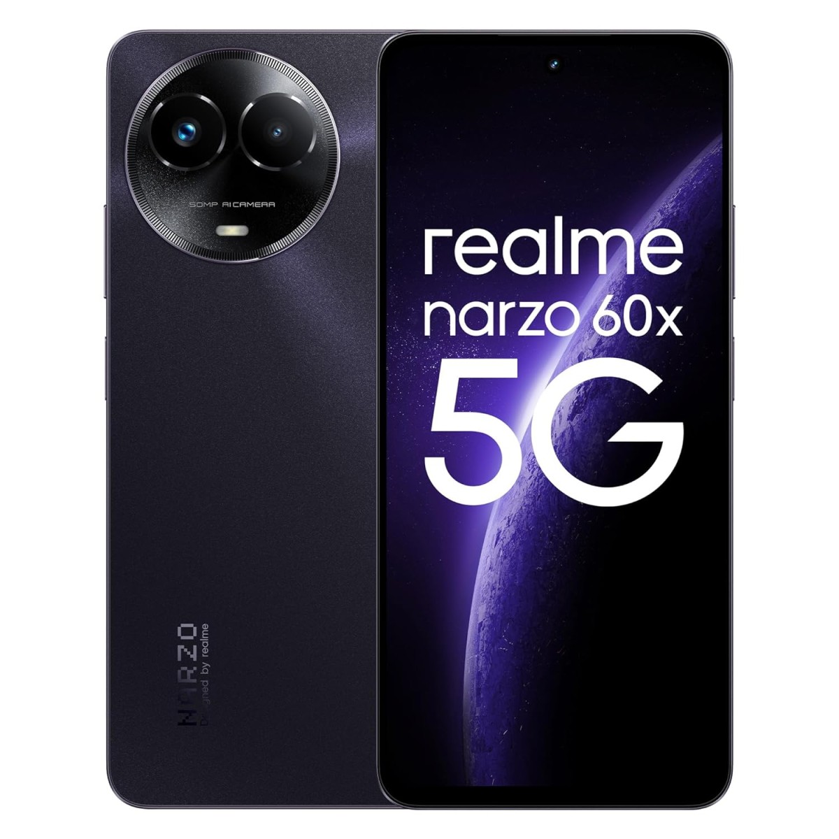 Realme Narzo 60X 5G (Nebula Purple 6GB RAM 128GB Storage) refurbished