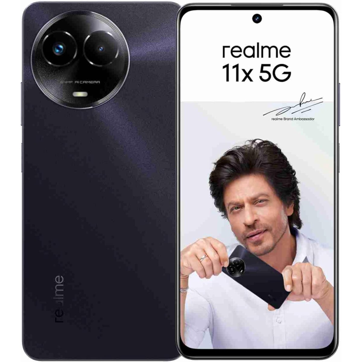 Realme 11x 5G (Midnight Black, 8GB RAM, 128GB Storage) refurbished