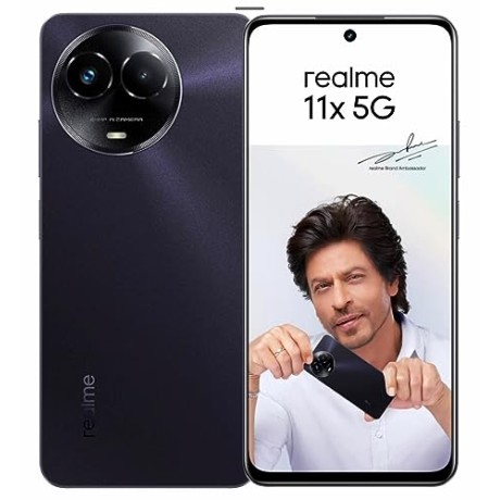 Realme 11x 5G (Midnight Black, 6GB RAM, 128GB Storage) Refurbished