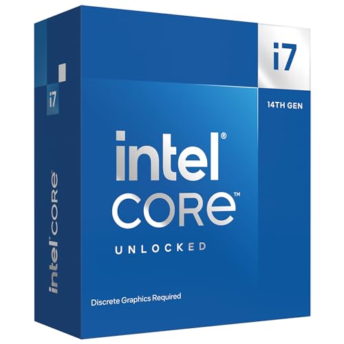 Intel Core I7-14700K LGA 771 New Gaming Desktop Processor 20 Cores (8 P-Cores + 12 E-Cores) with Integrated Graphics - Unlocked Intel Core I7-14700K LGA 771 New Gaming Desktop Processor 20 Cores (8 P-Cores + 12 E-Cores) with Integrated Graphics - Unlocked