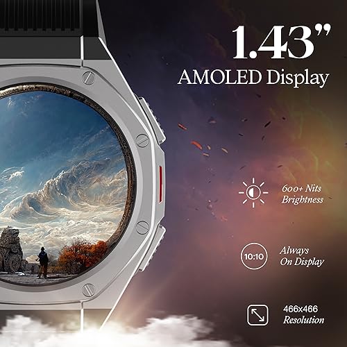 boAt Enigma X600 with 1.43 inch AMOLED Display, Ultra Premium and Luxurious Design, Functional Crown, Always on Display, Up to 10 Days Battery Jet Black boAt Enigma X600 with 1.43 inch AMOLED Display, Ultra Premium and Luxurious Design, Functional Crown, Always on Display, Up to 10 Days Battery Jet Black