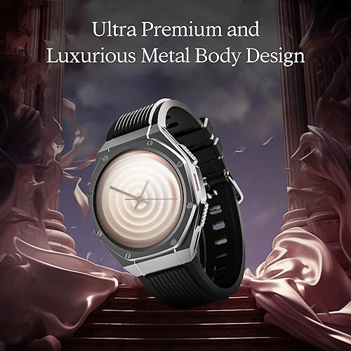 boAt Enigma X600 with 1.43 inch AMOLED Display, Ultra Premium and Luxurious Design, Functional Crown, Always on Display, Up to 10 Days Battery Jet Black boAt Enigma X600 with 1.43 inch AMOLED Display, Ultra Premium and Luxurious Design, Functional Crown, Always on Display, Up to 10 Days Battery Jet Black