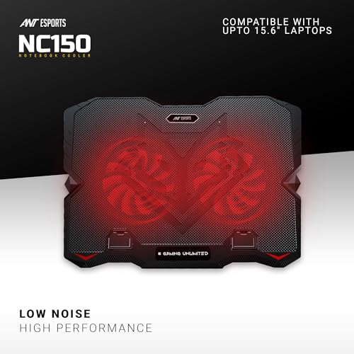 Ant Esports NC150 Ultra Slim and Sturdy Portable Laptop Cooling Pad Ant Esports NC150 Ultra Slim and Sturdy Portable Laptop Cooling Pad