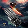 boAt Immortal Katana Blade in Ear TWS Gaming Earbuds with Metal Glider, RGB LEDs Upto 50 Hrs Playtime (Gunmetal Black)