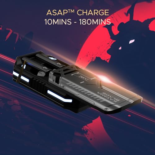 boAt Immortal Katana Blade in Ear TWS Gaming Earbuds with Metal Glider, RGB LEDs Upto 50 Hrs Playtime (Gunmetal Black) boAt Immortal Katana Blade in Ear TWS Gaming Earbuds with Metal Glider, RGB LEDs Upto 50 Hrs Playtime (Gunmetal Black)
